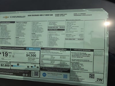 2026 Chevrolet Colorado LT