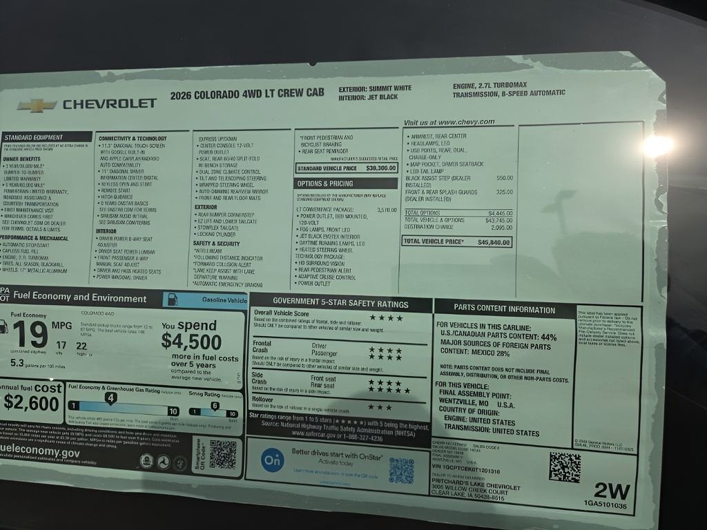 2026 Chevrolet Colorado LT