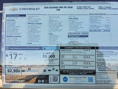 2026 Chevrolet Colorado ZR2