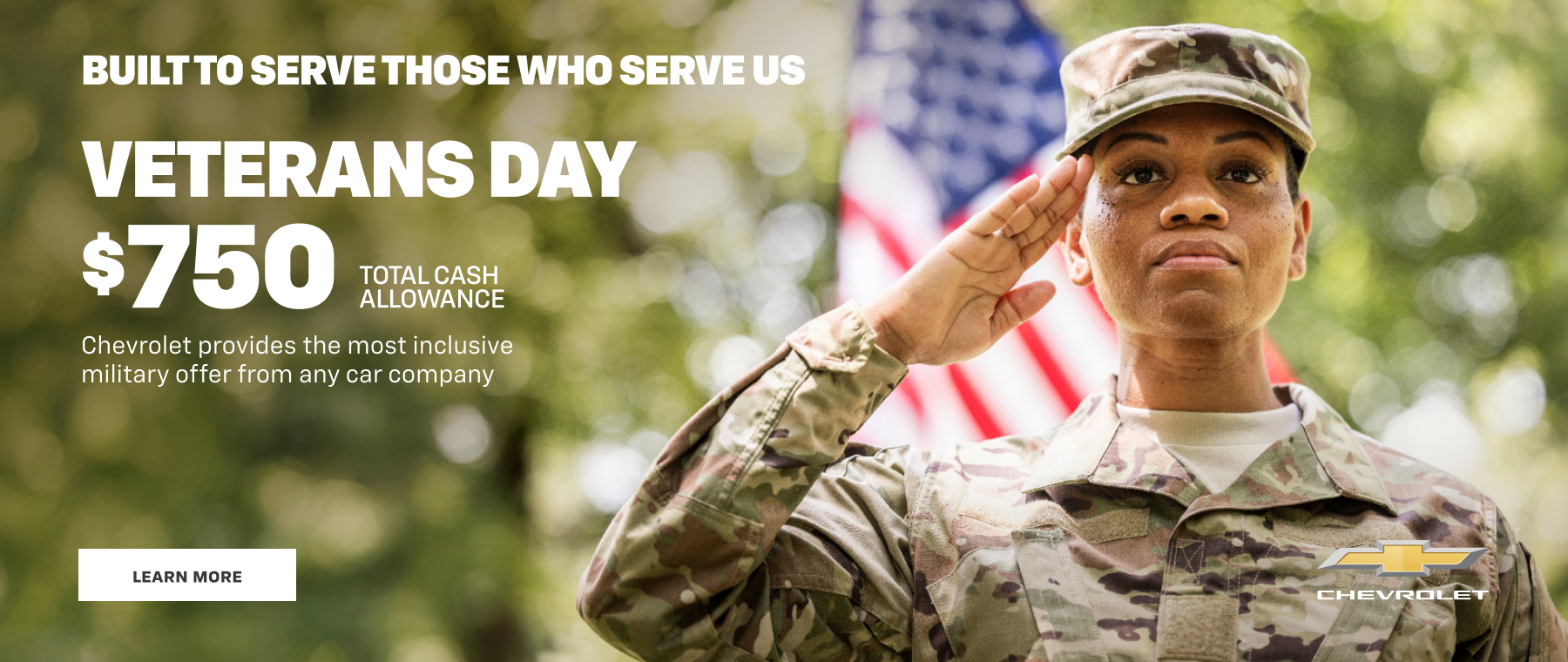 Veterans Day at Pritchard's Lake Chevrolet in Clear Lake IA